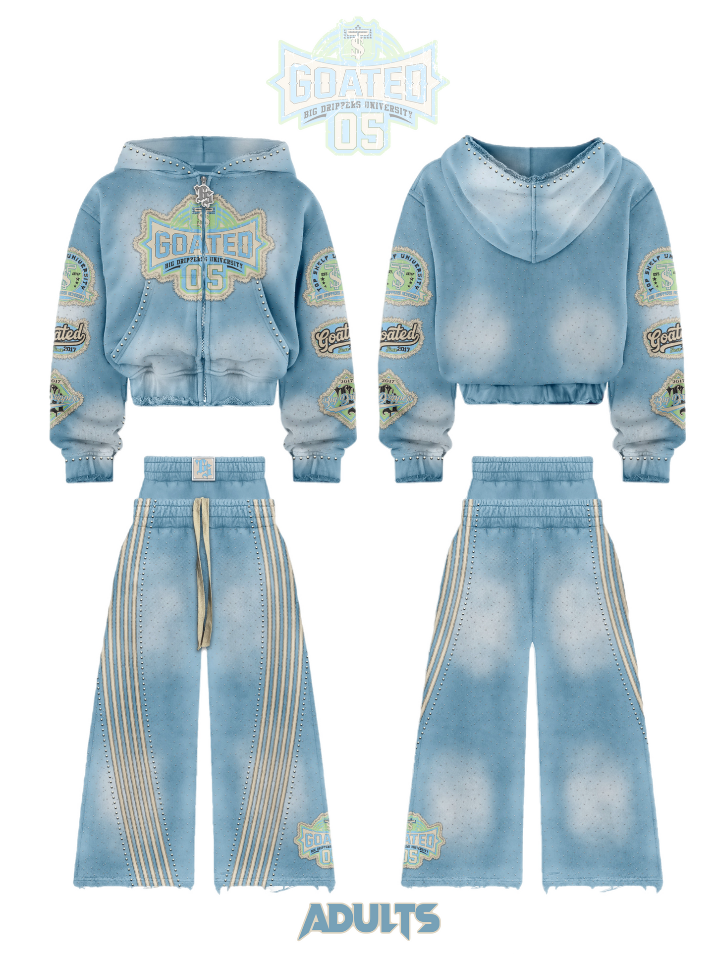 ADULT POWDER BLUE SET