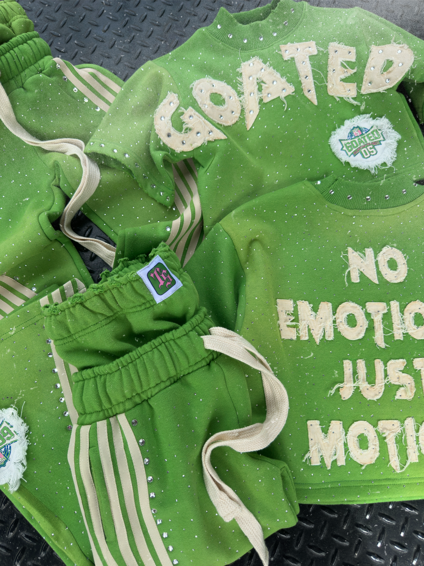 KIDS SLIME CREWNECK SET