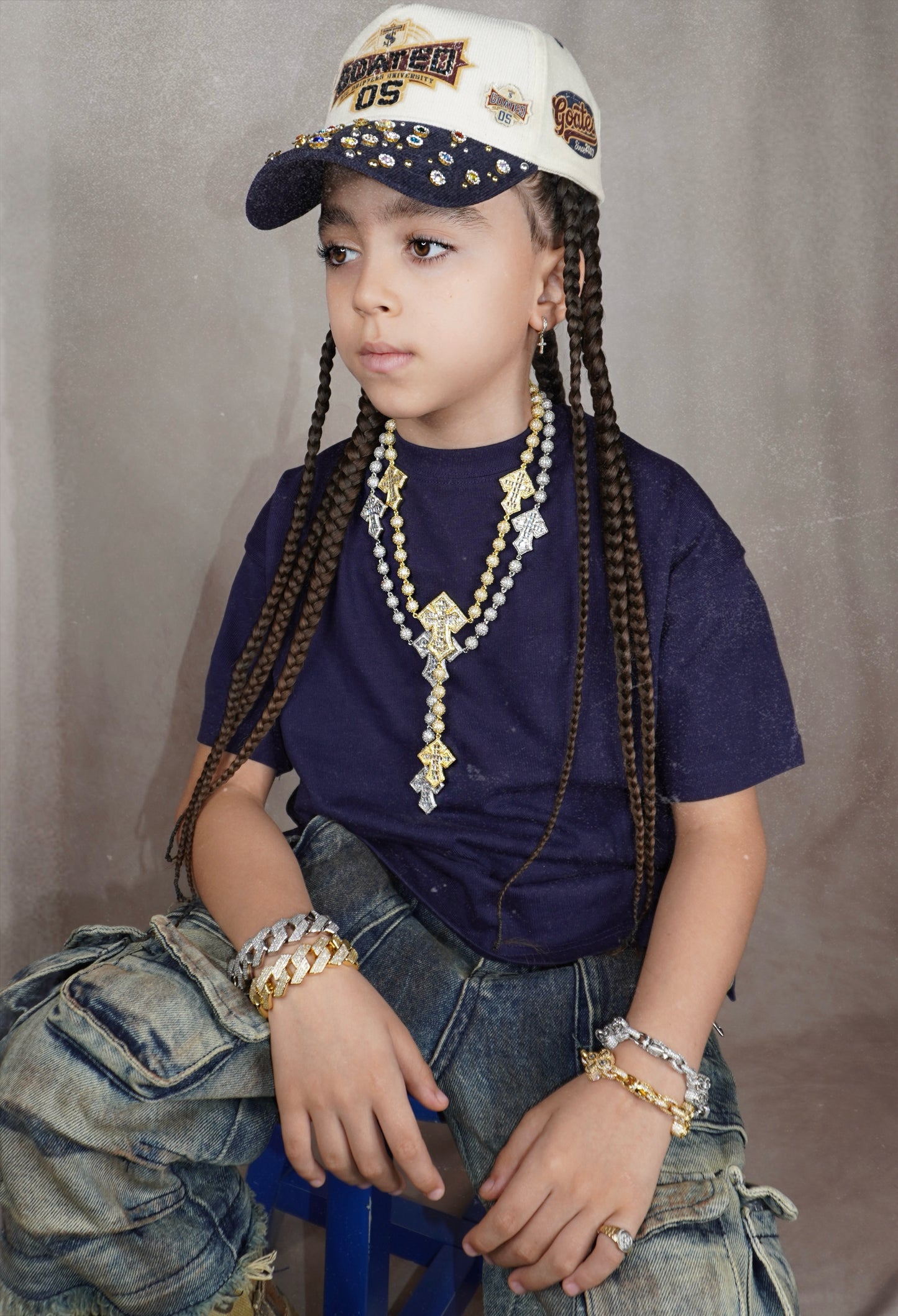 GOATED ROSARY NECKLACE