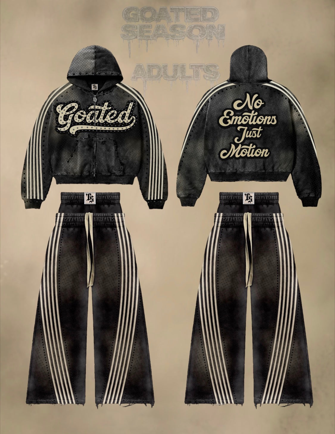 ADULT CARBON|BONE SET