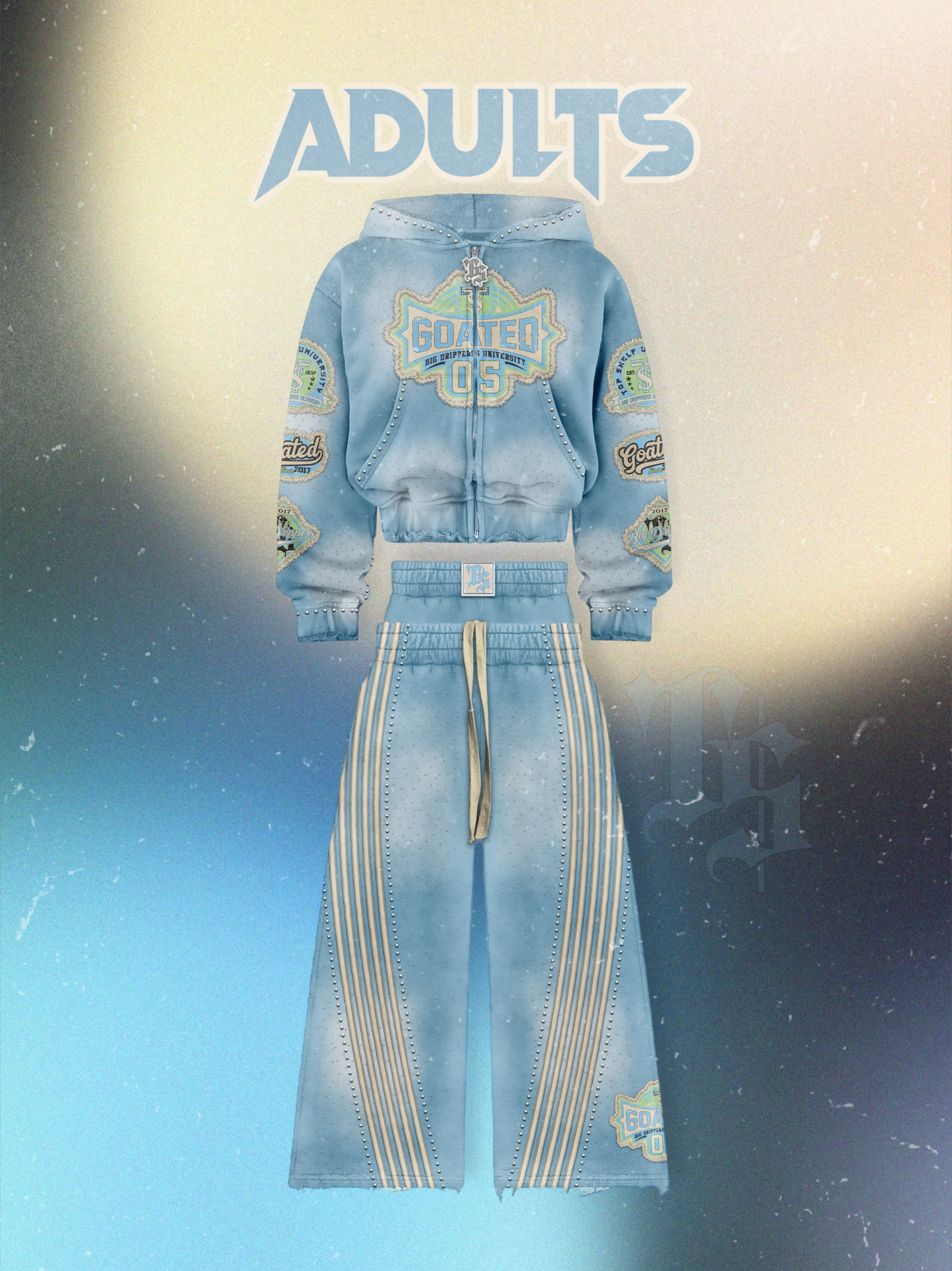 ADULT POWDER BLUE SET