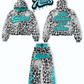 ADULT WHITE CHEETAH SET