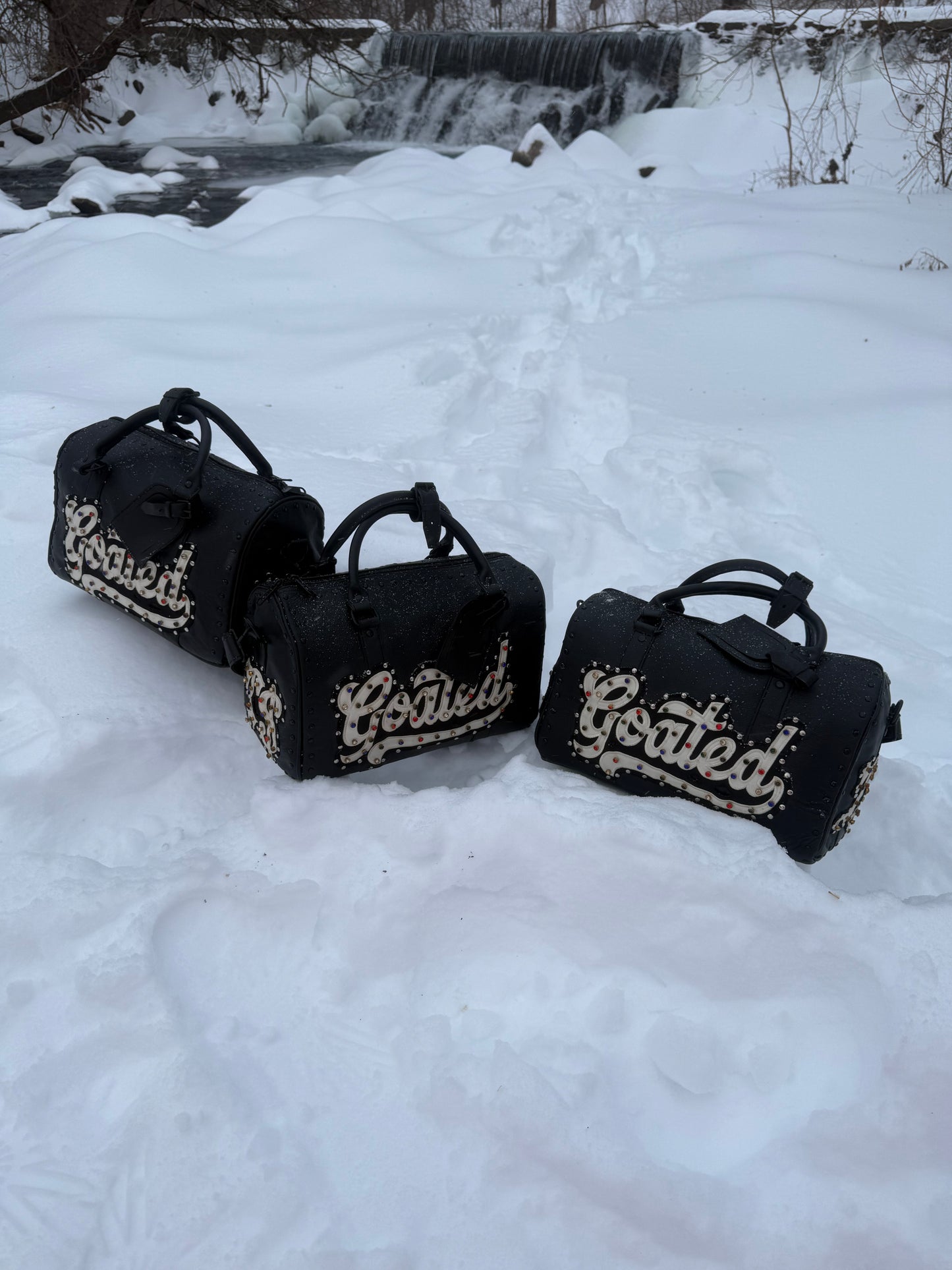 Stay in your DUFFLE,LEATHER DUFFLE BAG